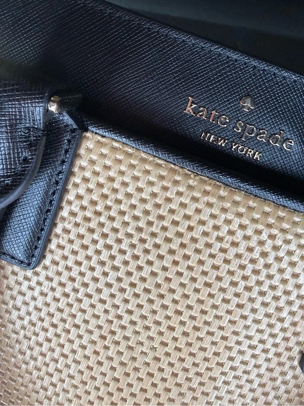 kate spade Cameron Street Candace Raffia Satchel